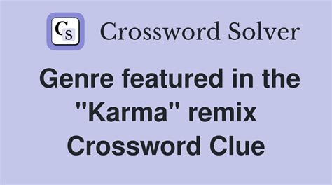 karma crossword clue.